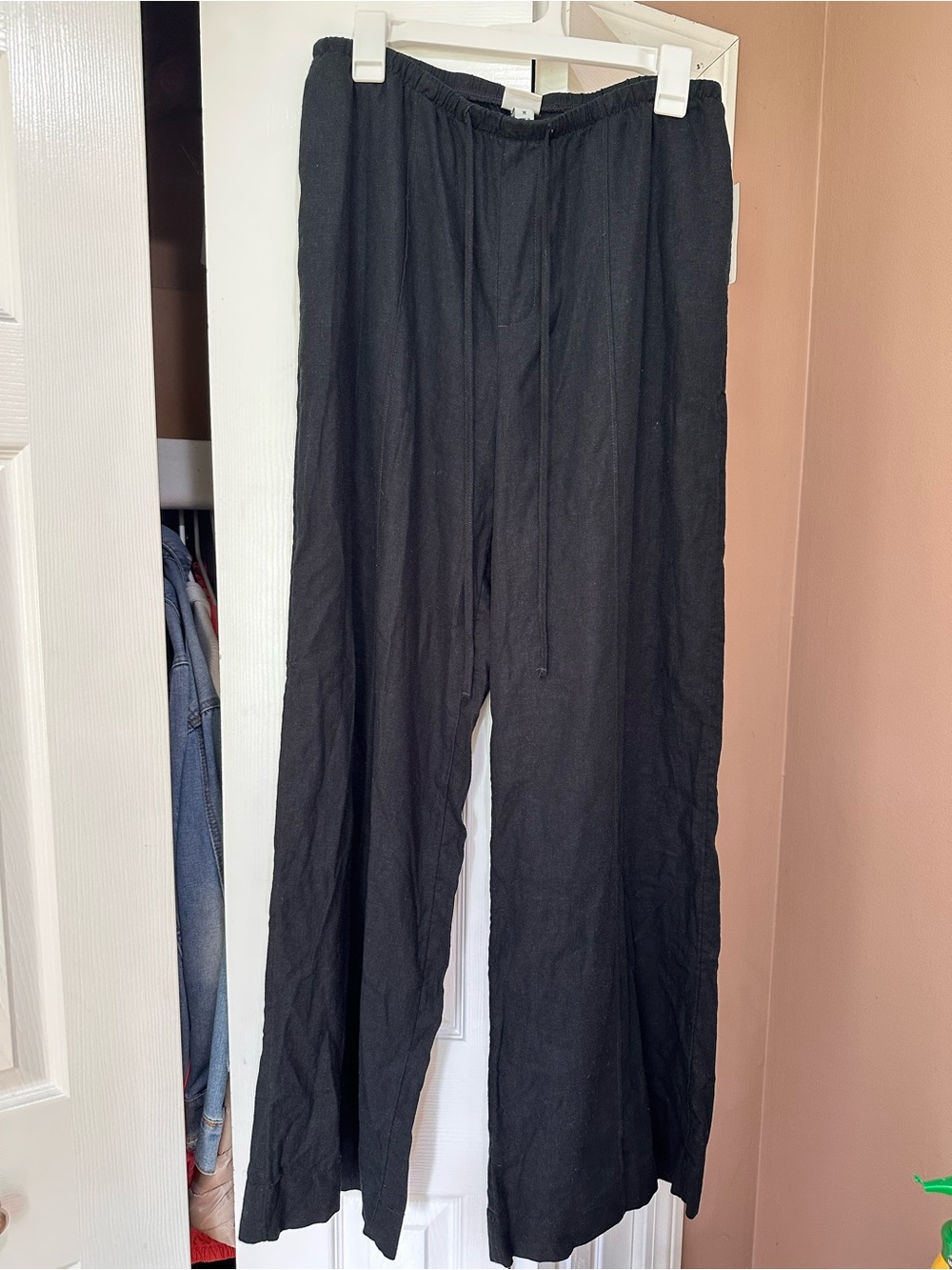a new day Black Elastic Waist Pull-On Pants
